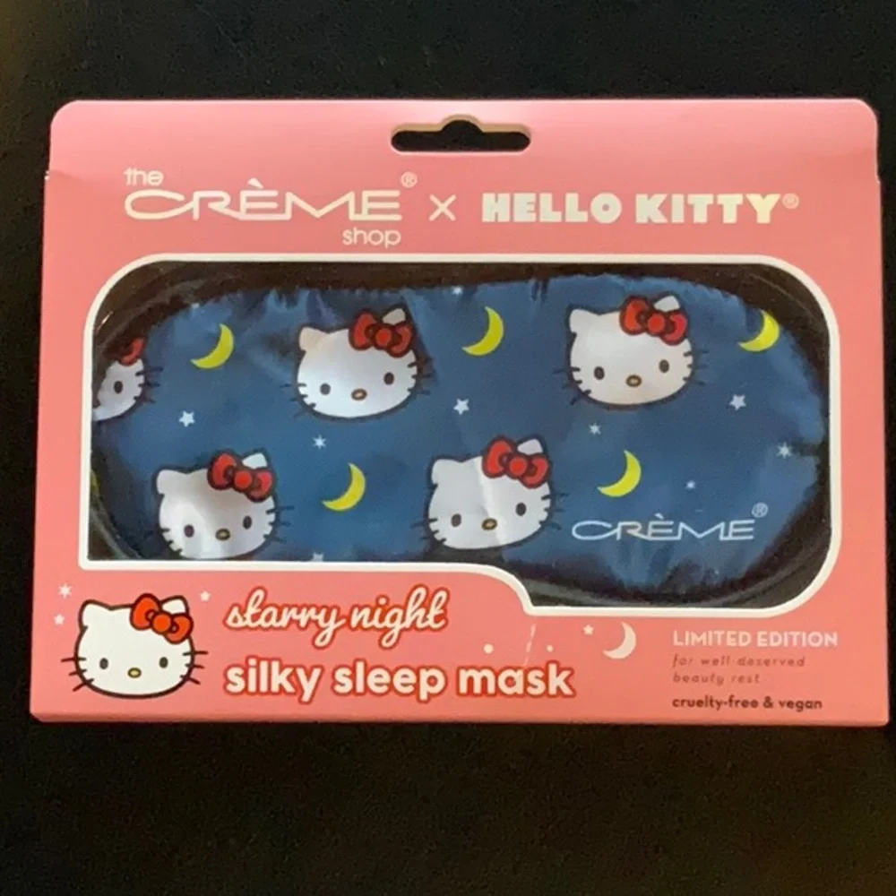 New in box, the Creme Shop x Hello Kitty sleep mask